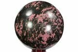 Huge, Rhodonite Sphere - Madagascar #95968-1